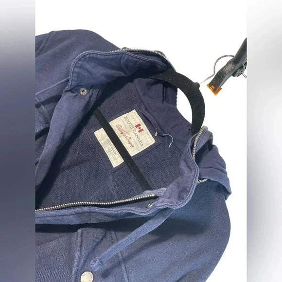 Roots Blue Jacket With Hood Size  Medium - Picture 5 of 7